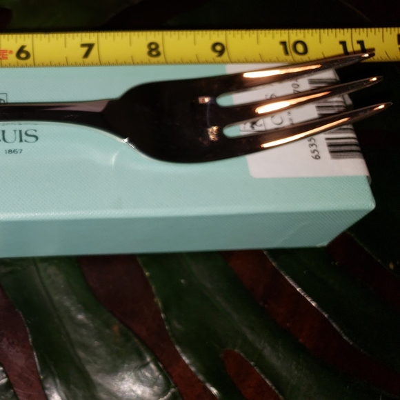 Ercuis Citeaux Silver-plated Serving Fork - Picture 2 of 5
